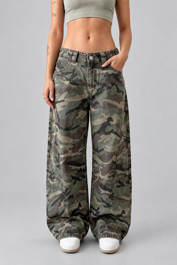 Jean Camouflage Skater
