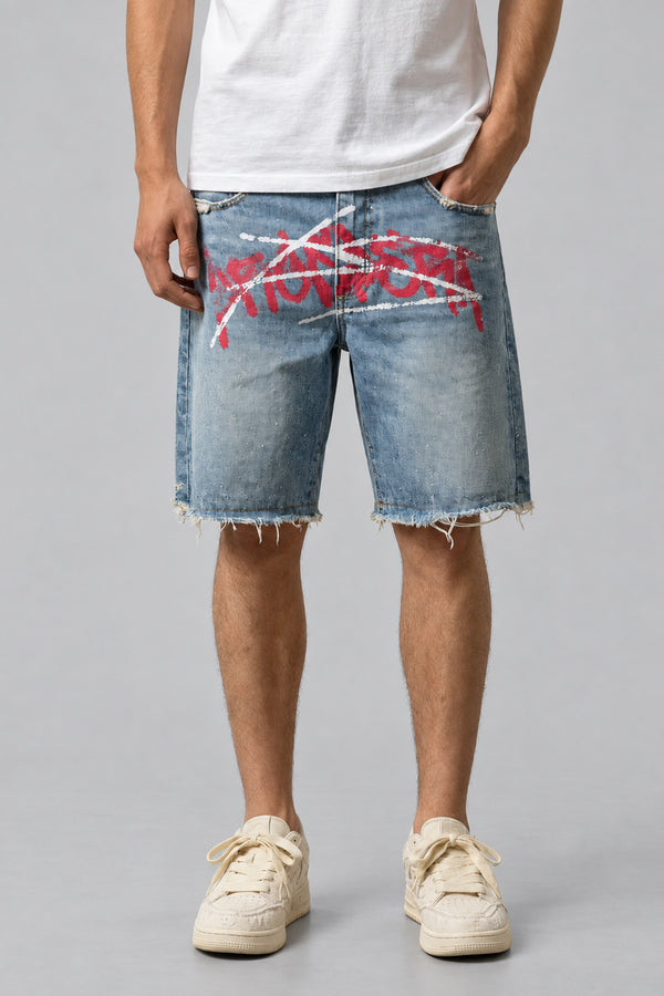 Short Graffiti Denim