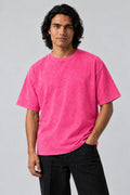 T-Shirt Y2K Uni rose