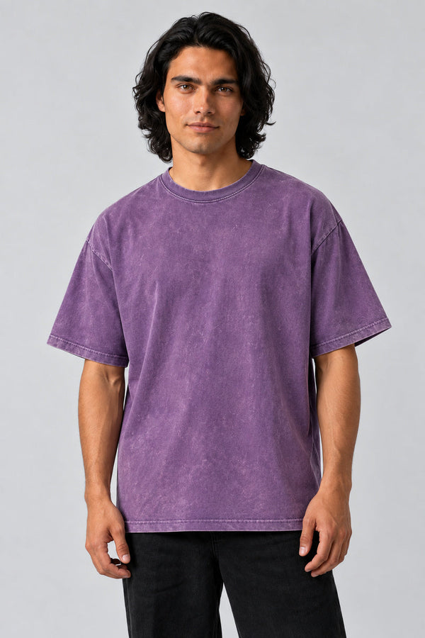 T-Shirt Y2K Uni violet