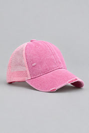 Casquette Denim E-girl — vue studio sur fond gris