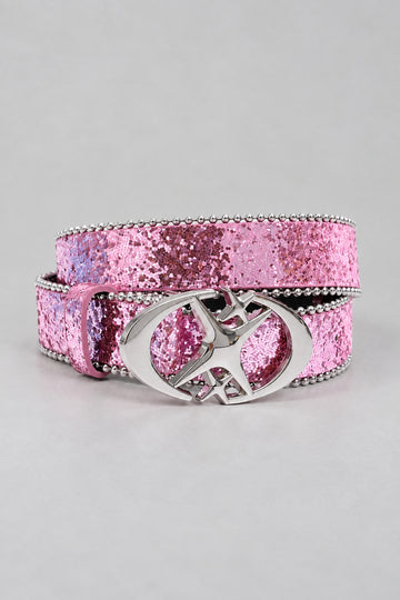 Ceinture Holographique Rose
