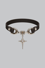 Collier Choker Punk — vue studio sur fond gris