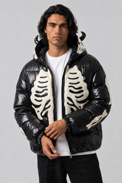 Doudoune Skull Dark — vue de face, Y2K CLUB