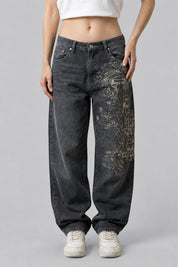 Jean Baggy Oversize — vue de face, Y2K CLUB