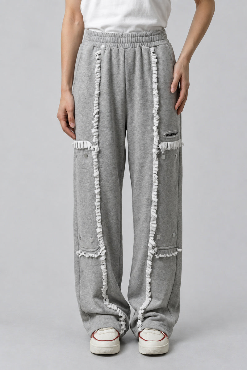 Jogging Ruffle Cargo — vue de face, Y2K CLUB