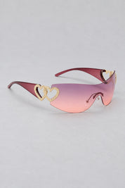 Lunettes Wraparound Rave — seules sur fond gris studio