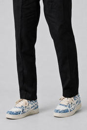 Sneakers Denim Rétro — Blue — vue portée | Y2K Club