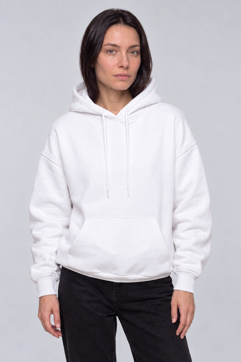 Sweat Ange Ailes Brodées blanc, vue face — Y2K CLUB
