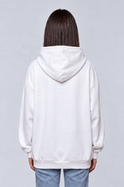 Sweat Bouche Grillz Rap — blanc dos, fond gris perle, Y2K CLUB