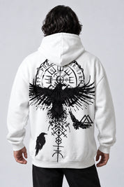 Sweat Viking Totem Graphic, vue de dos, photo studio
