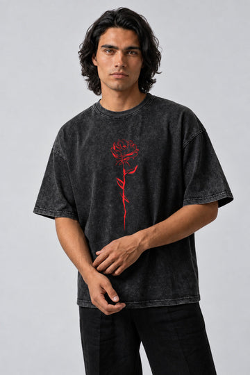 T-Shirt Grunge Floral