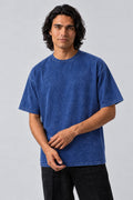 T-Shirt Y2K Uni bleu