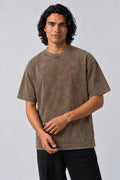 T-Shirt Y2K Uni marron